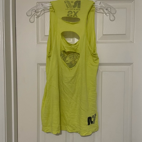 Rebel Yell, unruly racer back tank top w/ back cut out - Picture 7 of 12